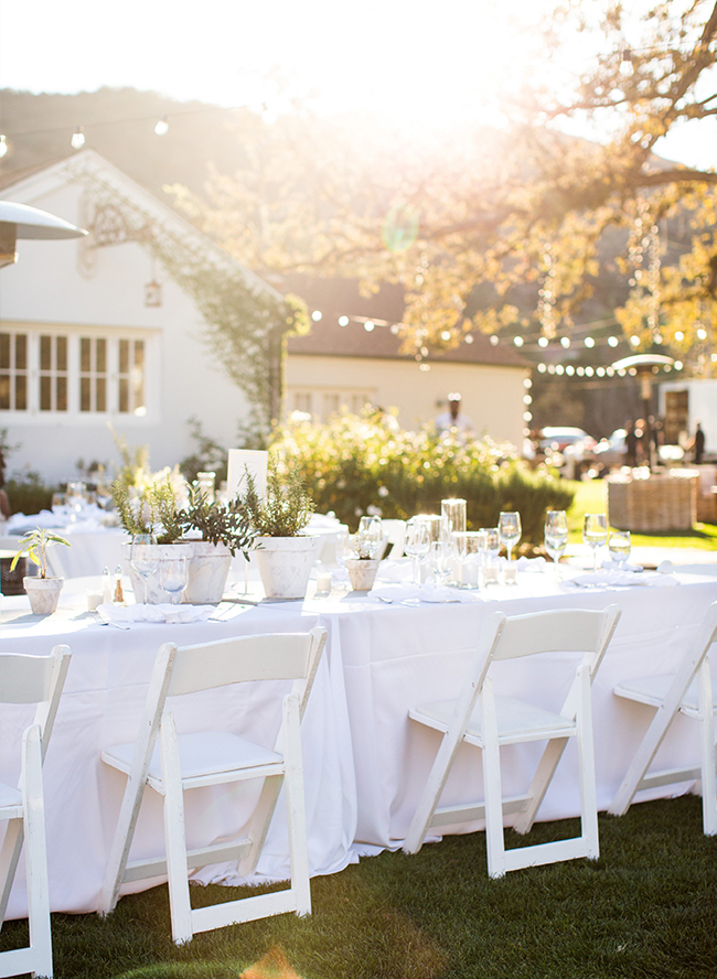 Dreamy All White Wedding