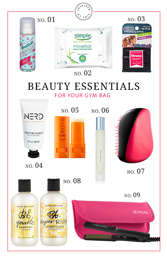 11 Beauty Essentials To Include In Your Gym Bag  Beauty essentials,  Workout bag essentials, Gym bag essentials women