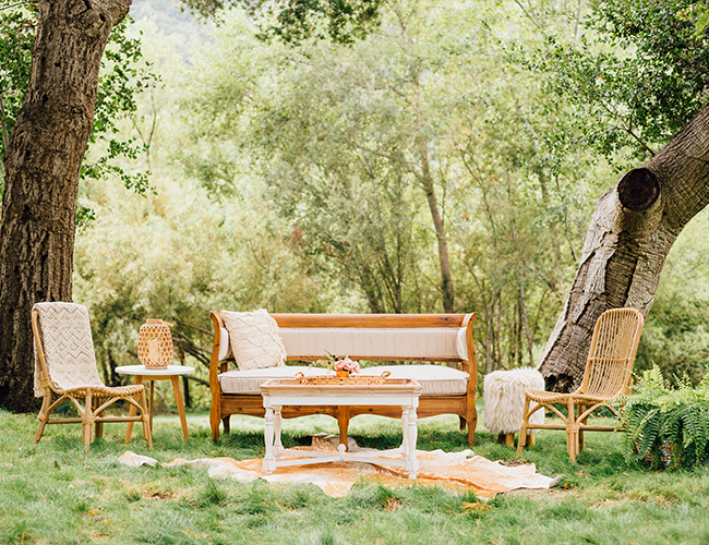 Boho California Rehearsal Dinner