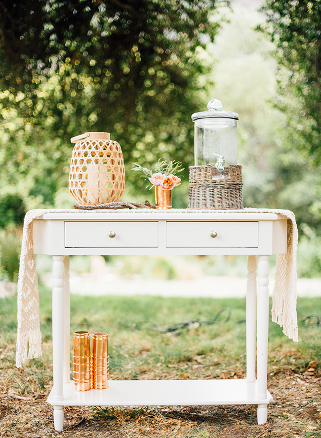 Boho California Rehearsal Dinner