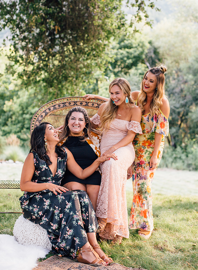 Boho California Rehearsal Dinner