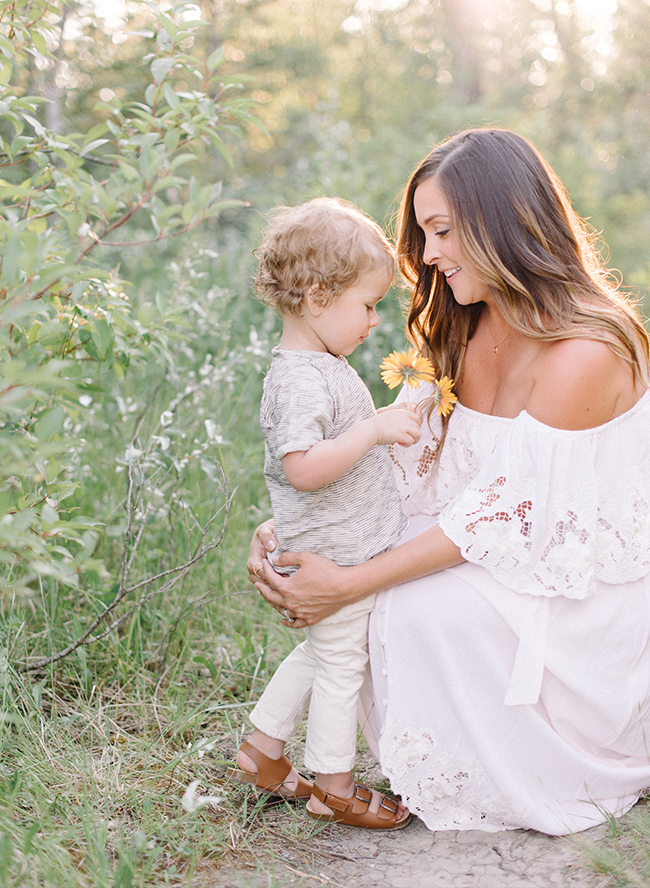 Family Maternity Photos by The River