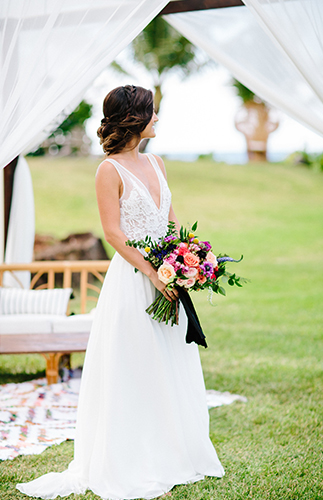 Floral Hawaiian Wedding Inspiration