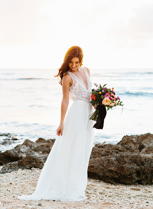 Floral Hawaiian Wedding Inspiration