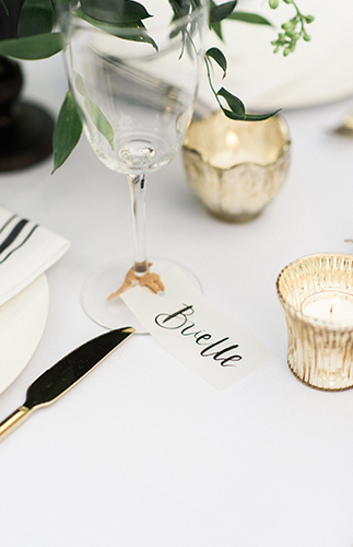 Chic Black and White Wedding