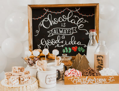DIY Holiday Hot Chocolate Bar