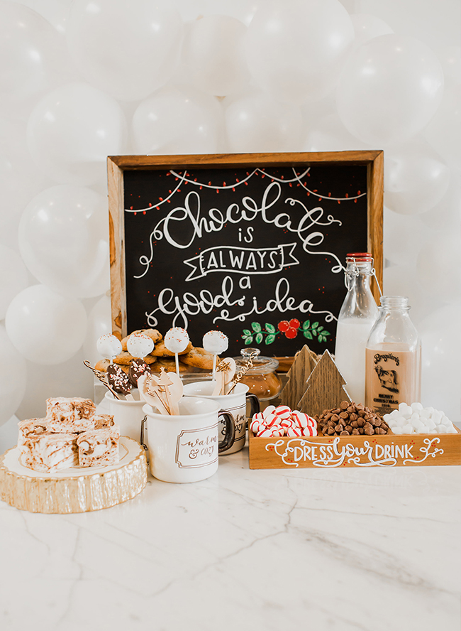 DIY Holiday Hot Chocolate Bar