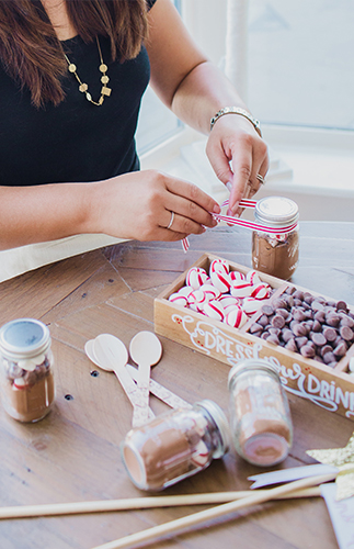 DIY Holiday Hot Chocolate Bar