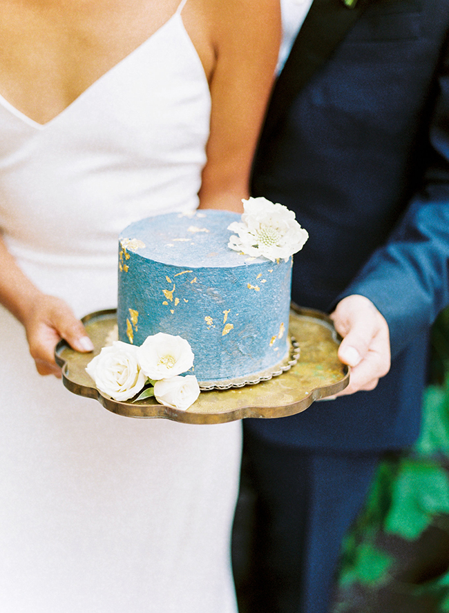 Blue and Gold Wedding