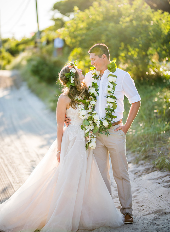 Hawaiian Themed Wedding on the Beach Inspired By This