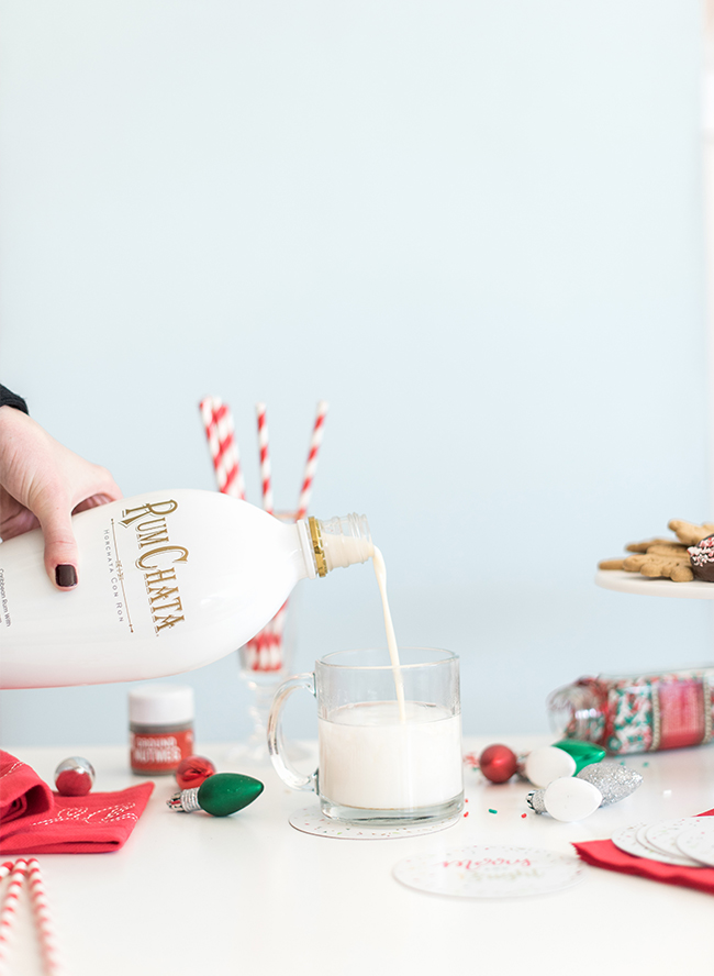 Boozy Milk & Cookies for Santa - Inspired by This