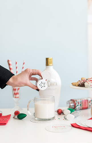 Boozy Milk & Cookies for Santa - Inspired by This