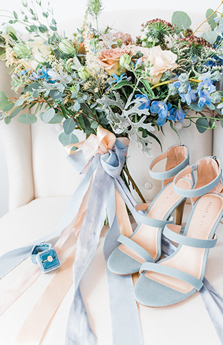 Blue Music Inspired Wedding