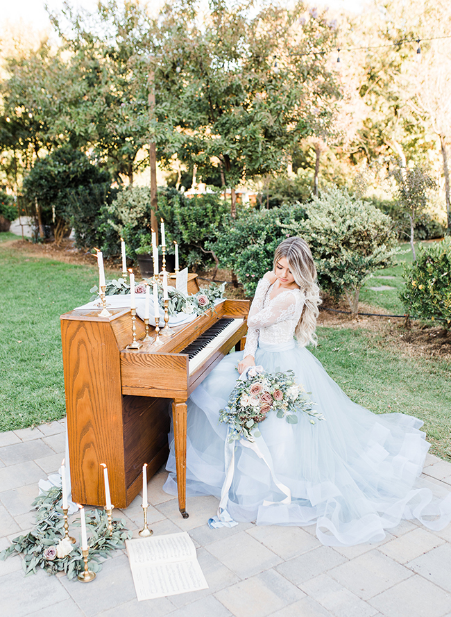 Blue Music Inspired Wedding 