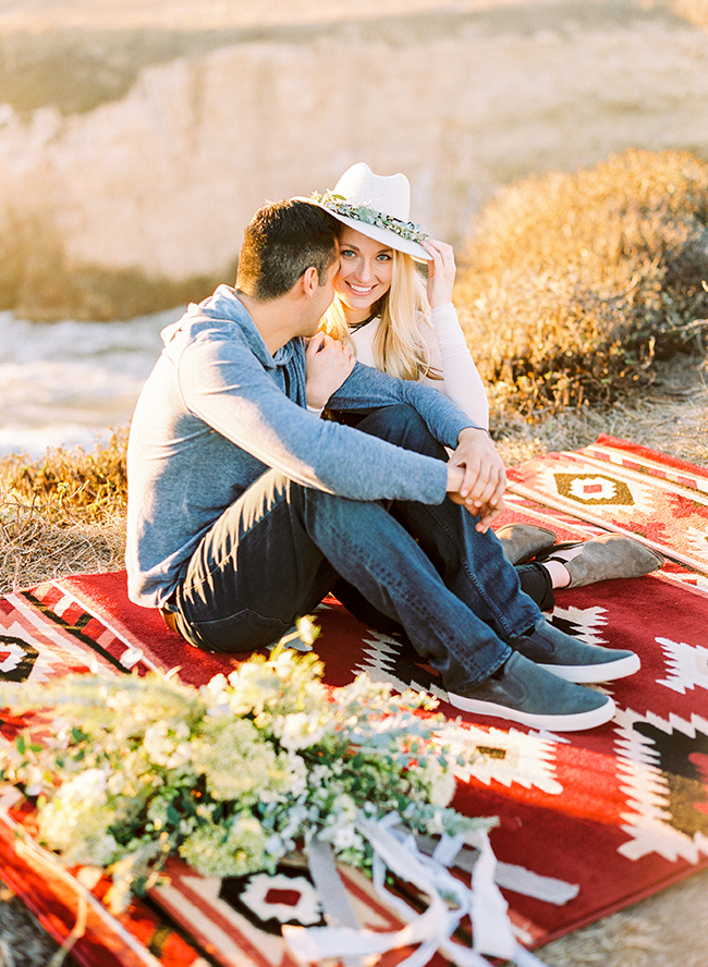 Cliffside Engagement Photos 