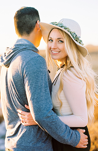 Cliffside Engagement Photos 