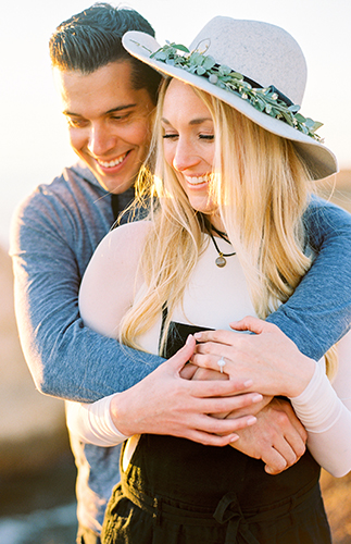 Cliffside Engagement Photos 