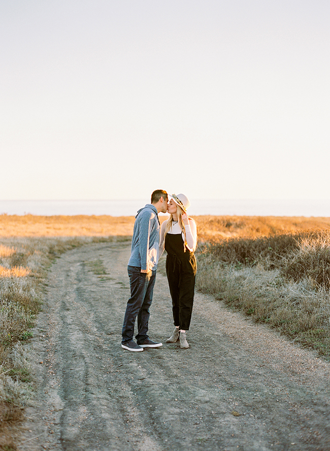 Cliffside Engagement Photos 