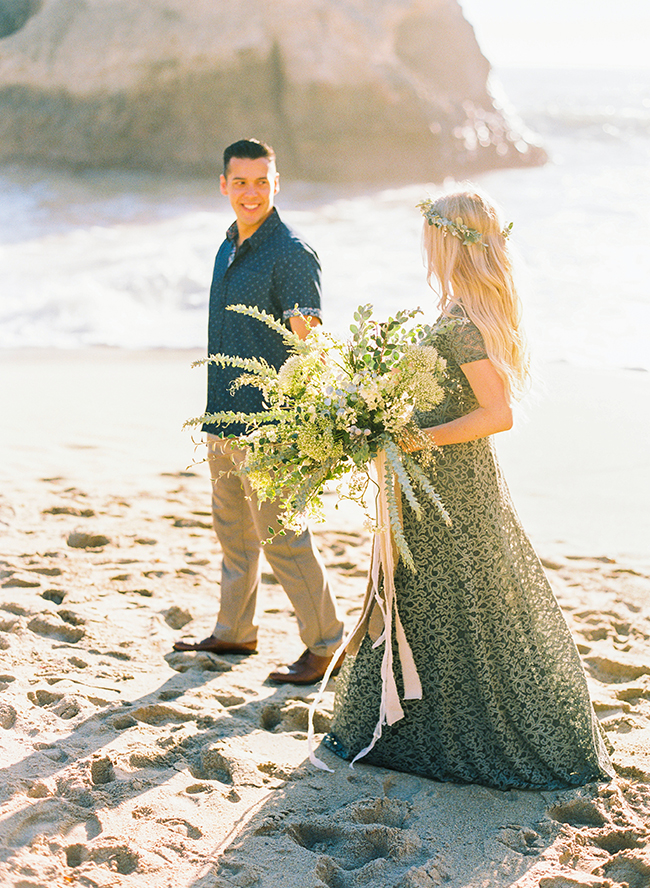 Cliffside Engagement Photos 