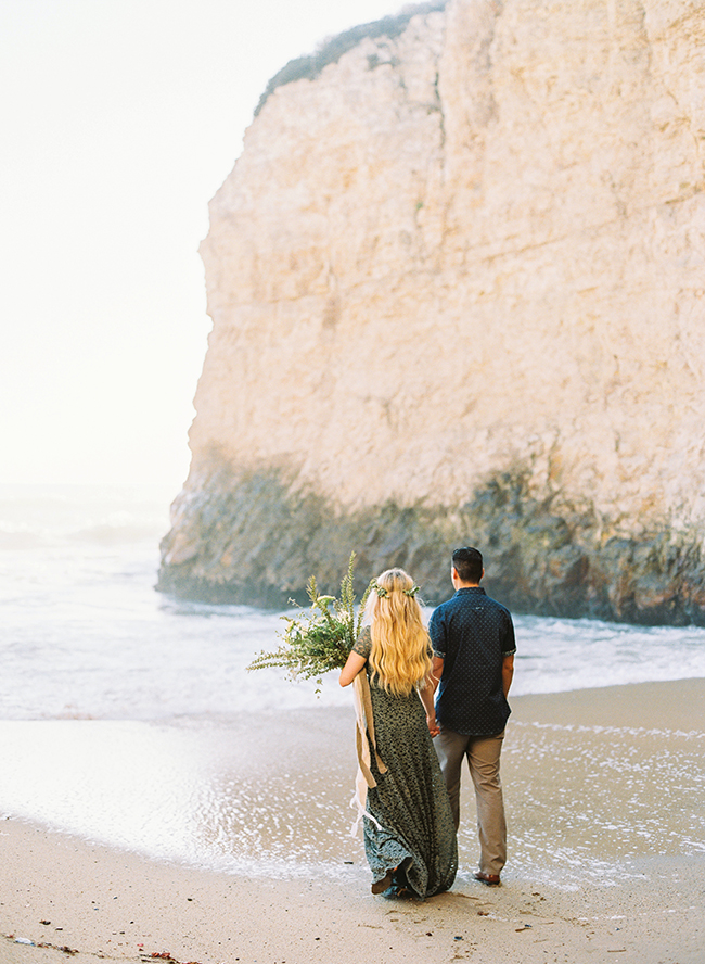 Cliffside Engagement Photos 