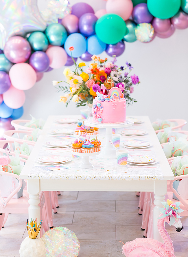 The Most AMAZING Magical Rainbow Birthday Party Ever!