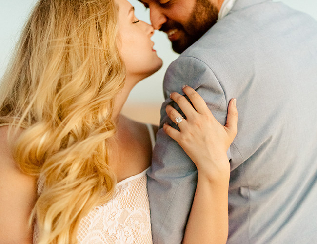 Sunset Engagement Photos in the Sand Dunes