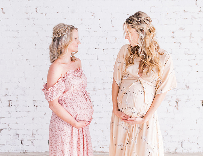 These Best Friends Had A Joint Maternity Shoot Inspired By This 