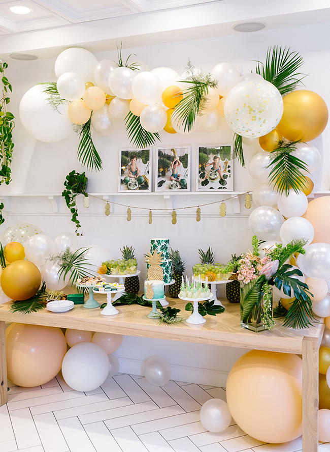 A Boys Green Tropical First Birthday Party Inspired By This