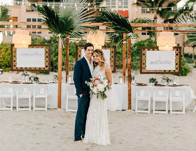 Refined Tropical Boho Wedding On The Beach Inspired By This 8290