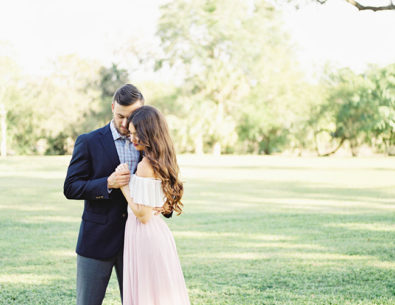 Garden Engagement Photos