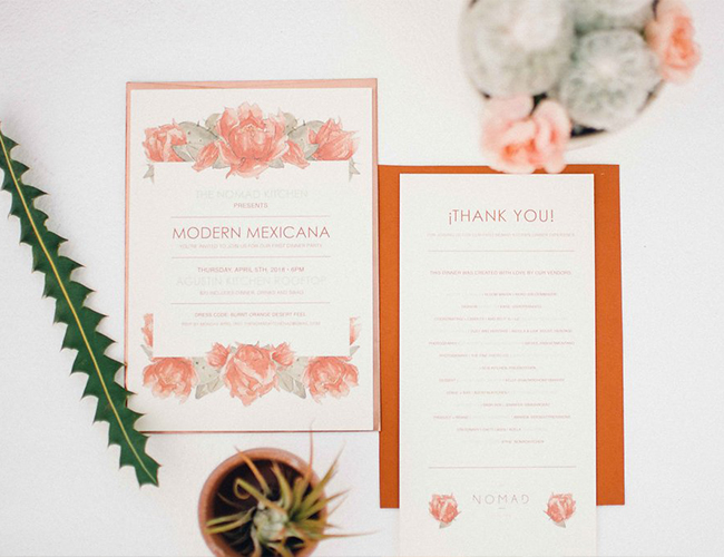 Modern Mexicana Dinner Party