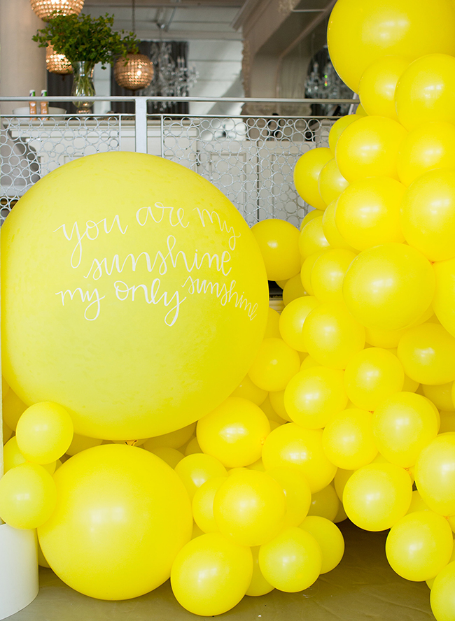 You Are My Sunshine First Birthday Party for Twins