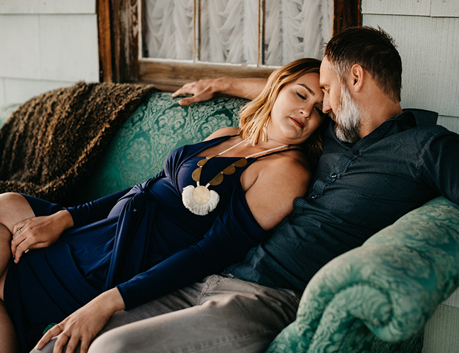 Joshua Tree Maternity Session at Sunset