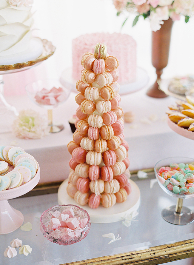 Baby Blue & Pink Marie Antoinette Baby Shower - Inspired By This