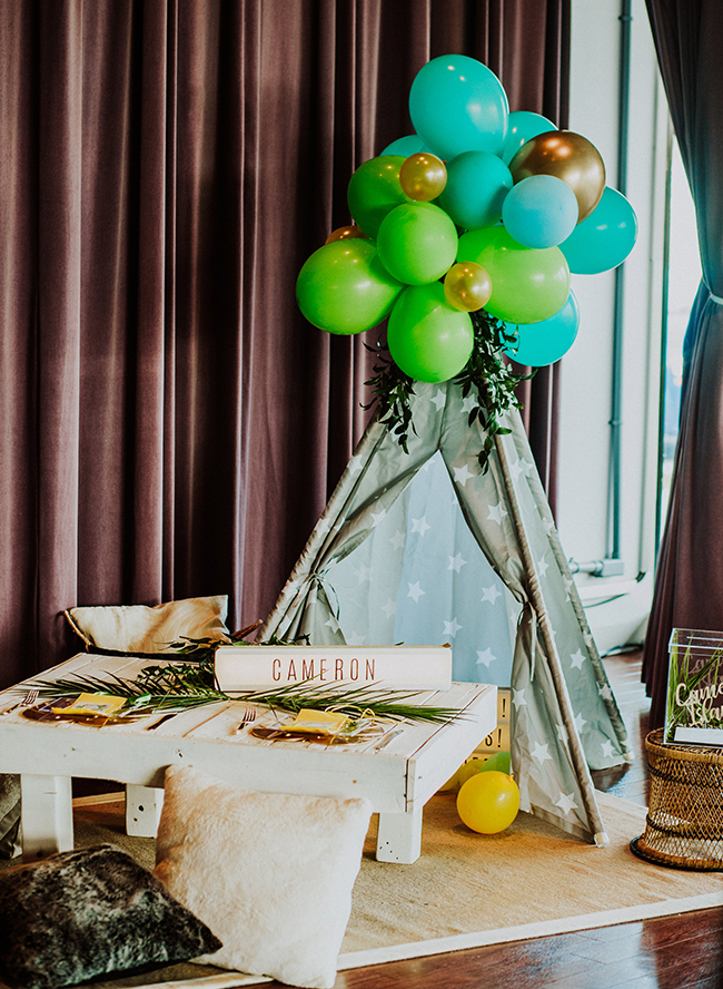 Jamaican themed baby store shower