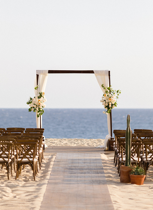 Elegant Beach Wedding In Cabo Inspired By This