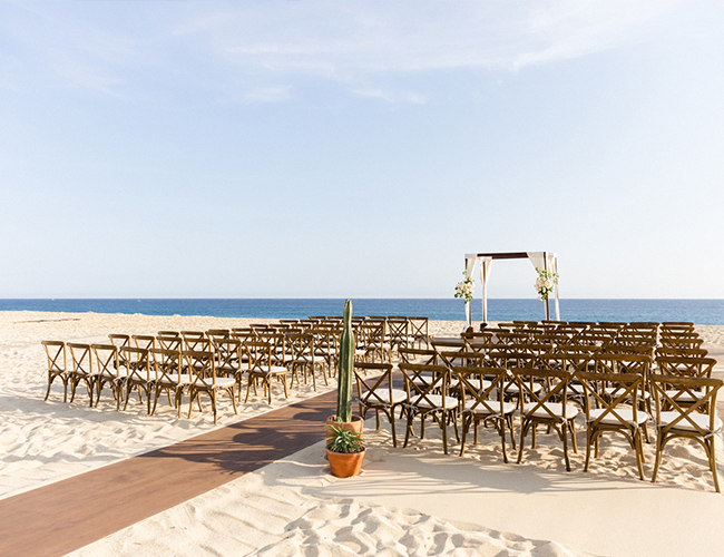 Elegant Beach Wedding in Cabo