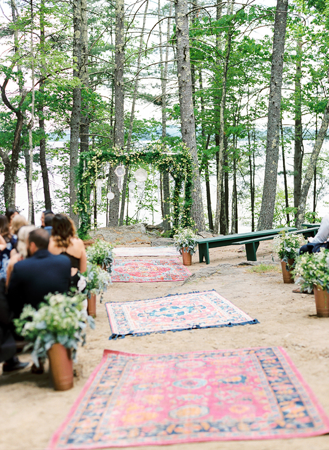 Boho Camp Wedding by the Lake 