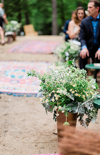 Boho Camp Wedding by the Lake 