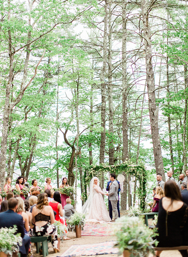 Boho Camp Wedding by the Lake 