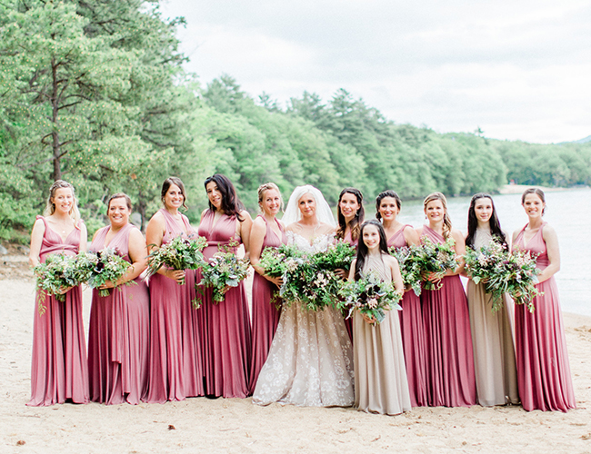 Boho Camp Wedding by the Lake 