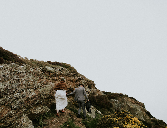 Intimate Castle Ruins Elopement in Ireland 