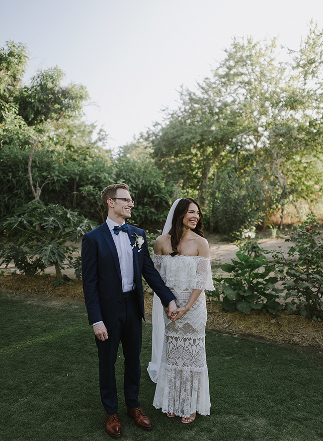 White and Gold Wedding at Flora Farms in Cabo