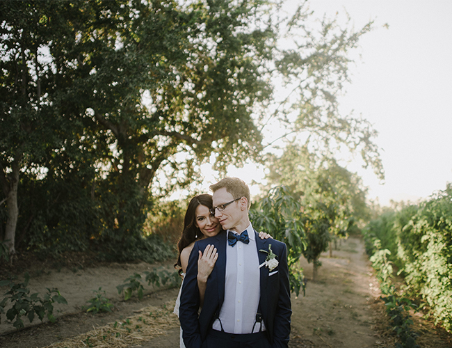 White and Gold Wedding at Flora Farms in Cabo