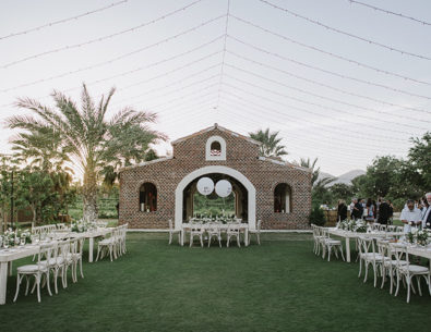 White and Gold Wedding at Flora Farms in Cabo