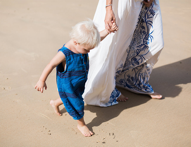 Beachy Indigo Nursery Maternity Photos