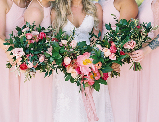 Citrus Orange and Pink Wedding 