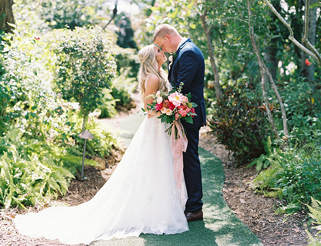 Citrus Orange and Pink Wedding 