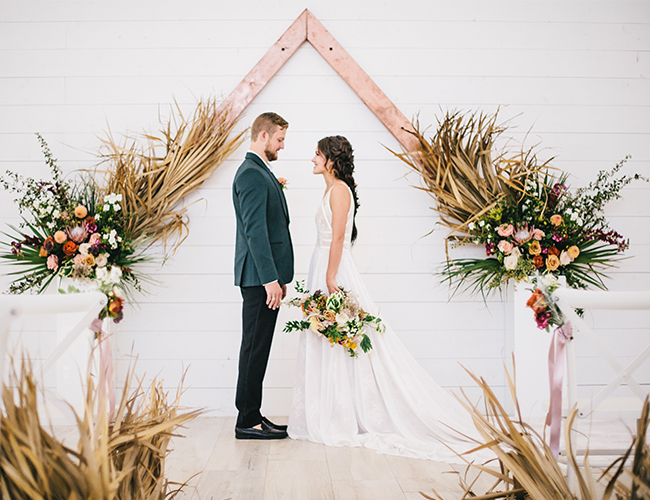 Bohemian Copper Wedding Inspiration