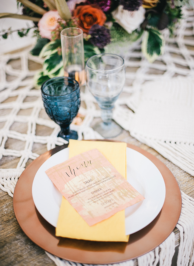 Bohemian Copper Wedding Inspiration